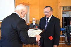 会長表彰伝達式①